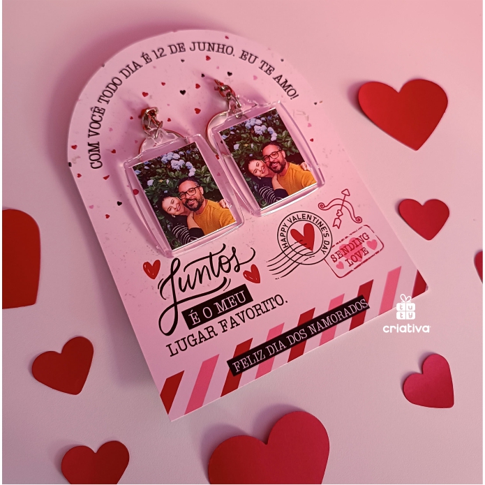 Chaveiros Namorados - Você me completa - Imagem 3