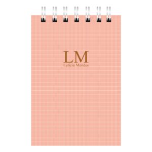 Bloco Personalizado - Tons de Romã